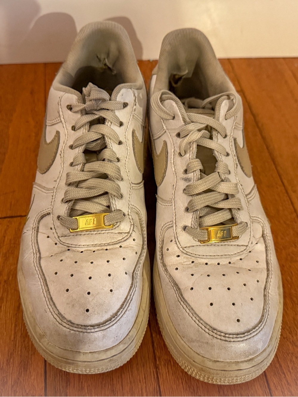 Nike Air Force 1 Women’s Sneakers - Light Beige/White